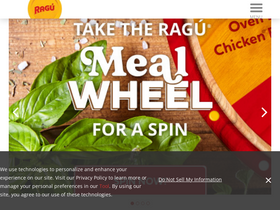 'ragu.com' screenshot
