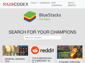 'raid-codex.com' screenshot