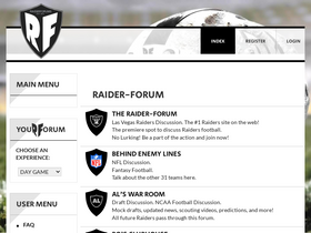 'raiderforums.com' screenshot