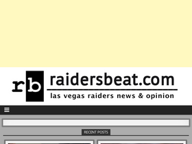 'raidersbeat.com' screenshot