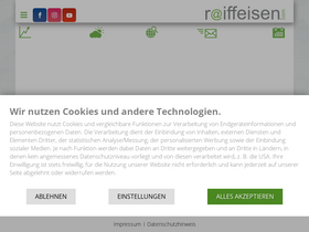 'raiffeisen.com' screenshot