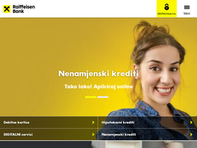 'raiffeisenbank.ba' screenshot