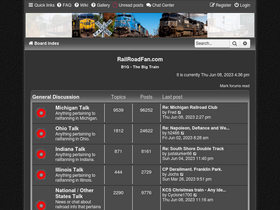 'railroadfan.com' screenshot