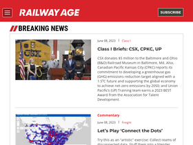 'railwayage.com' screenshot