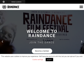 'raindance.org' screenshot