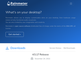 'rainmeter.net' screenshot