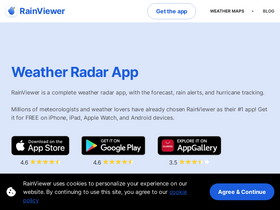 'rainviewer.com' screenshot