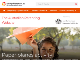 'raisingchildren.net.au' screenshot