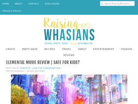 'raisingwhasians.com' screenshot