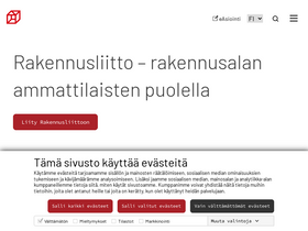 'rakennusliitto.fi' screenshot