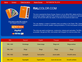 'ralcolor.com' screenshot