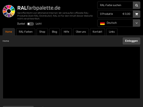 'ralfarbpalette.de' screenshot