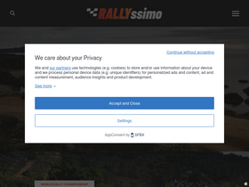 'rallyssimo.it' screenshot