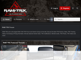 'ram-trx.com' screenshot