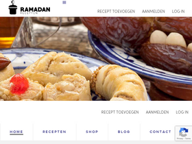 'ramadanrecepten.nl' screenshot