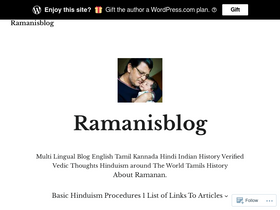 'ramanisblog.in' screenshot