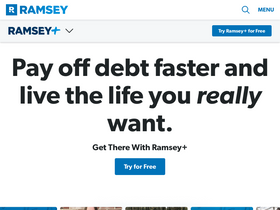 'ramseyplus.com' screenshot