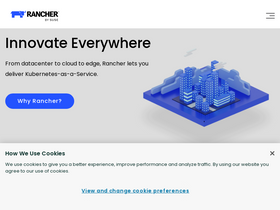 'rancher.com' screenshot