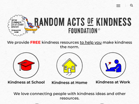 'randomactsofkindness.org' screenshot