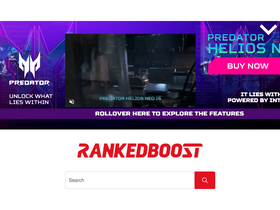 'rankedboost.com' screenshot