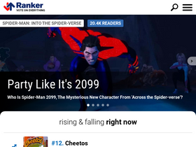 'ranker.com' screenshot