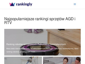 'rankingly.pl' screenshot