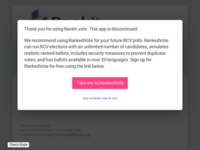 'rankit.vote' screenshot