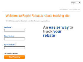 'rapid-rebates.com' screenshot