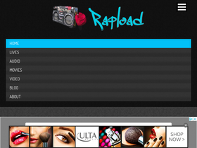 'rapload.org' screenshot