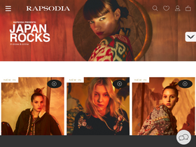 'rapsodia.com.ar' screenshot