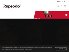 'rapsodo.com' screenshot