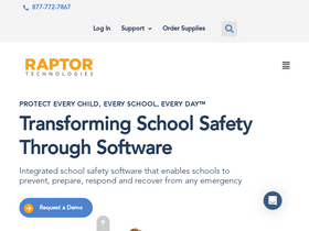 'raptortech.com' screenshot