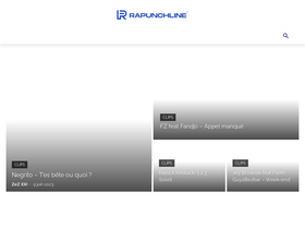 'rapunchline.fr' screenshot