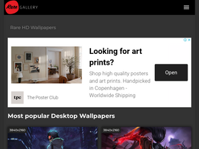 'rare-gallery.com' screenshot