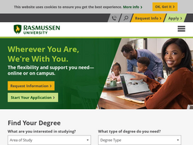 'rasmussen.edu' screenshot
