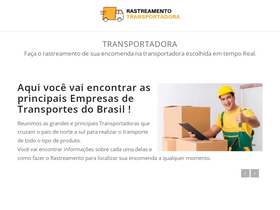 'rastreamentotransportadora.com.br' screenshot