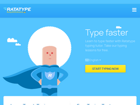 'ratatype.com' screenshot