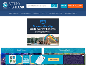 'ratemyfishtank.com' screenshot