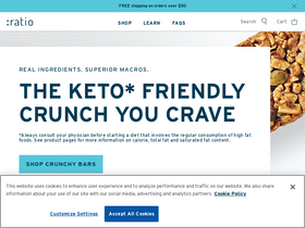 'ratiofood.com' screenshot