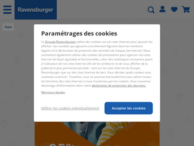 'ravensburger.fr' screenshot