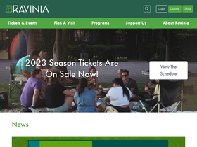 'ravinia.org' screenshot