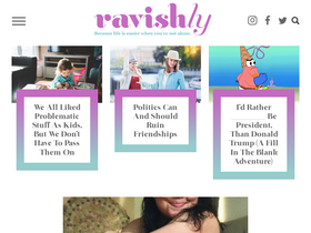 'ravishly.com' screenshot