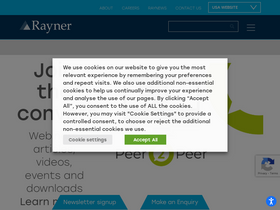 'rayner.com' screenshot