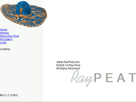 'raypeat.com' screenshot