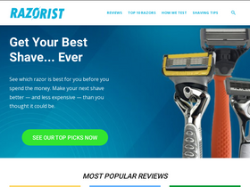 'razorist.com' screenshot