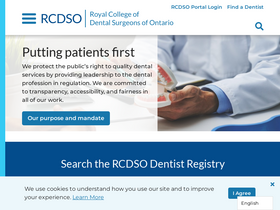 'rcdso.org' screenshot