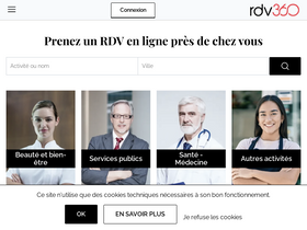 'rdv360.com' screenshot