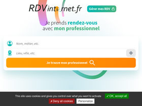 'rdvinternet.fr' screenshot