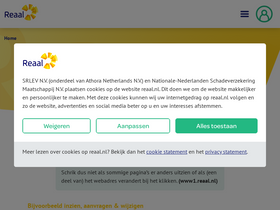 'reaal.nl' screenshot
