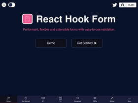 'react-hook-form.com' screenshot